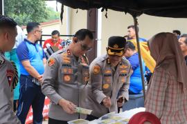 Kapolda Bengkulu Tinjau Langsung Bazar UMKM dalam Rangka Peringatan Hari Bhayangkara ke-78