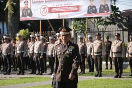 Polres Rejang Lebong Upacara Peringati Hari Bhayangkara ke-78