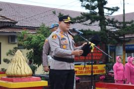 Kapolres Rejang Lebong Pimpin Upacara Sertijab Kabag dan Kasat 
