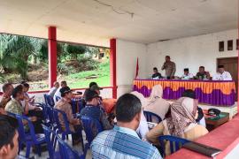 Polsek Giri Mulya Hadiri kegiatan Rakor forkopimcam dan Pembentukan Kepanitiaan dalam rangka HUT RI ke 79 di Kecamatan Giri Mulya