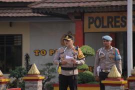 Kapolres Rejang Lebong Pimpin Apel Gelar Pasukan Operasi Patuh Nala 2024