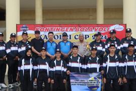Wakapolda Bengkulu Melepas Tim Bola Voli untuk Turnamen Kapolri Cup 2024