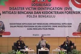 Optimalisasi Kinerja Kepolisian, Wakapolda Bengkulu Buka Sosialisasi DVI, Mitigasi Bencana, dan Kedokteran Forensik