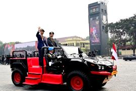 Presiden Jokowi Hadiri Apel Kesiapan Pengamanan Pelantikan Presiden dan Wakil Presiden 2024