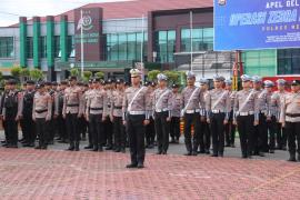 Polres Rejang Lebong Gelar Apel Pasukan Operasi Zebra Nala 2024