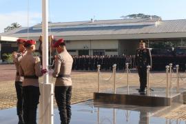 Angkat Tema “Maju Bersama Indonesia Raya”, Wakapolda Bengkulu Pimpin Upacara Bendera Memperingati Hari Sumpah Pemuda ke-96