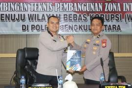 Prioritas Meraih ZI Menuju WBK, Polres Bengkulu Utara Ikuti Bimtek Pembangunan Zona Integritas 