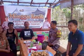 Polsek PU Tanding Gelar Kegiatan Minggu Kasih Bersama Bhabinkamtibmas