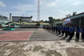 Apel Pasukan dan Latihan Terintegrasi TNI-Polri dan Pemda dalam Rangka Antisipasi Konflik Sosial Tahun 2024 di Kab. Rejang Lebong