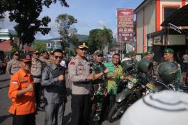 Polres Rejang Lebong Gelar Apel Operasi Lilin Nala 2024, Pastikan Keamanan Natal dan Tahun Baru