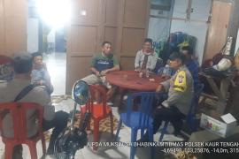Polsek Kaur Tengah Laksanakan Patroli Dialogis Antisipasi Kejahatan dan Pengamanan Objek Vital