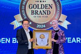 JNE Raih Penghargaan Golden Brand of The Year 2024