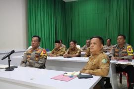 Kapolres Lebong Ikuti Zoom Meeting Rakor Bersama Kementerian 