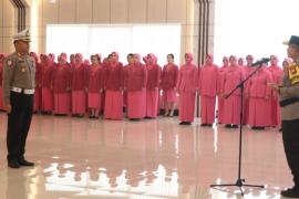 Kapolda Bengkulu Pimpin Upacara Kenaikan Pangkat 508 Personel Polda Bengkulu