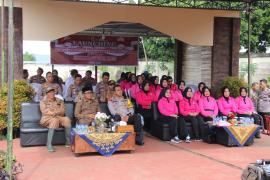 Polres Rejang Lebong Ikuti Zoom Launching Penguatan Program Pekarangan Pangan Lestari