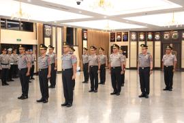 Mabes Polri Gelar Korps Raport Kenaikan Pangkat Pati Polri, 13 Perwira Tinggi Naik Pangkat