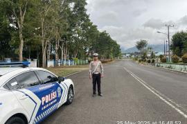 Satlantas Polres Lebong Patroli Balap Liar di Jalur Perkantoran