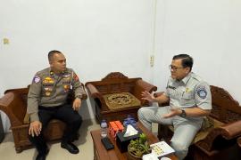 Jasa Raharja Bengkulu Jalin Silaturahmi dan Bahas Titik Rawan Laka Bersama Kamsel Polda Bengkulu
