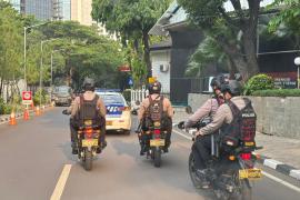 Ciptakan Rasa Aman Polisi Kembali Laksanakan Patroli Skala Besar di Jakarta