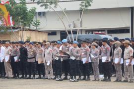 Kapolda Bengkulu Pimpin Apel Pagi di Mapolda Bengkulu: Hindari Gaya Hidup Hedon, Tampil Sederhana dan Berintegritas