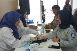 Peduli Kemanusiaan, Jasa Raharja Bengkulu Adakan Donor Darah di Rangkaian Peringatan HUT ke-65