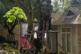 Brimob Polri Laksanakan Trauma Healing Anak Terdampak Bencana di Kabupaten Agam