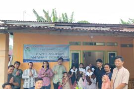 Satgaswil Bengkulu Densus 88 AT Polri Berikan Santunan ke Panti Asuhan Amanah Istiqomah