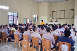 Kapolres Kepahiang Beri Arahan Bintara Penggerak Ketahanan Pangan, Dorong Masyarakat Tanam Jagung