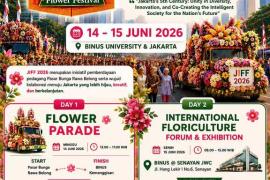 BINUS Dorong Pasar Bunga Rawa Belong Jadi Destinasi Florikultura