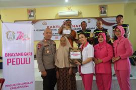 Bakti Kesehatan Polres Seluma dalam rangka Hari Bhayangkara Ke - 80
