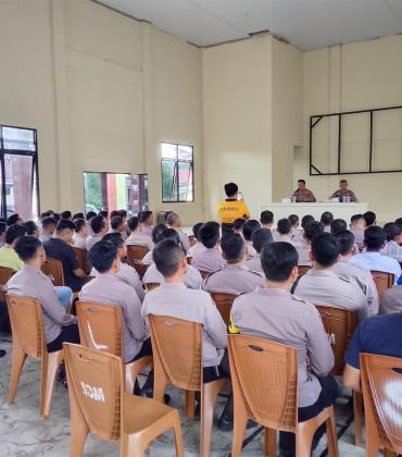 Kapolres Kepahiang Beri Arahan Bintara Penggerak Ketahanan Pangan, Dorong Masyarakat Tanam Jagung