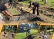 Satbrimob Polda Bengkulu Perkuat Ketahanan Pangan Melalui Perawatan dan Pemupukan Lahan Jagung